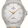 Men'S Certina | Certina Ds-7 Powermatic 80 (39Mm) Silver Dial / Two Tone Stainless Steel Bracelet