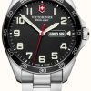 Men'S Victorinox | Victorinox | Men'S Fieldforce | Stainless Steel Bracelet | Black Dial | Ex-Display