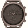 Men'S Calvin Klein | Calvin Klein Impact Men'S (44Mm) Brown Dial / Brown Steel Mesh Bracelet