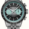 Men'S Raymond Weil | Raymond Weil Freelancer Pop Bi-Compax Chronograph Limited Edition (43.5Mm) Black & Turquoise Dial / Titanium