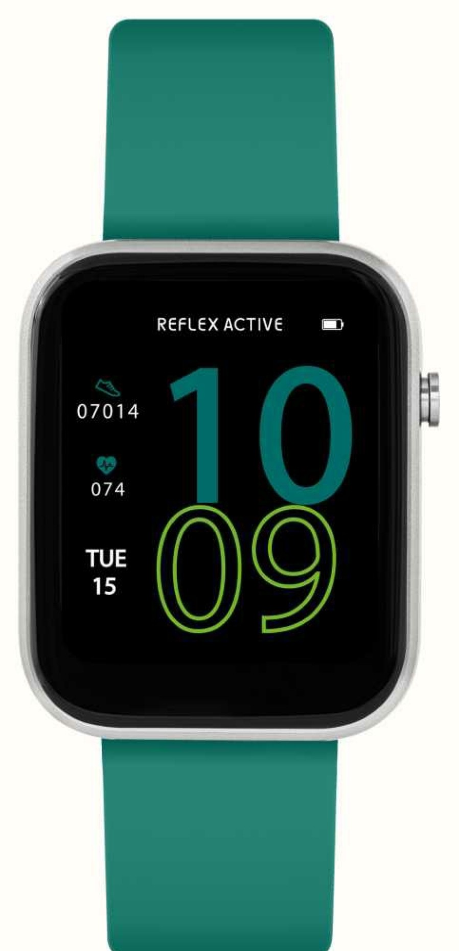 Men'S Reflex Active | Reflex Active Series 12 Multi-Function Smartwatch (38Mm) Digital Dial / Emerald Green Silicone