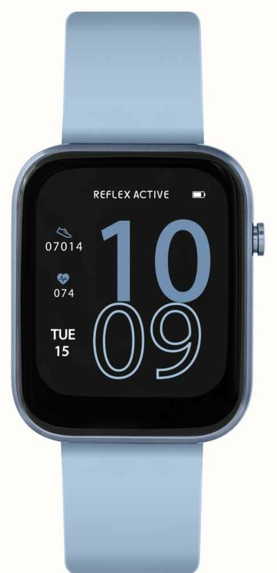 Men'S Reflex Active | Reflex Active Series 12 Multi-Function Smartwatch (38Mm) Digital Dial / Denim Blue Silicone