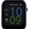 Men'S Reflex Active | Reflex Active Series 12 Multi-Function Smartwatch (38Mm) Digital Dial / Navy Blue Silicone