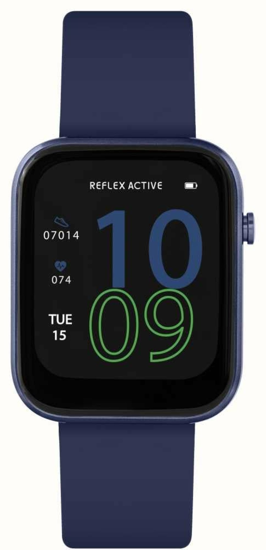 Men'S Reflex Active | Reflex Active Series 12 Multi-Function Smartwatch (38Mm) Digital Dial / Navy Blue Silicone