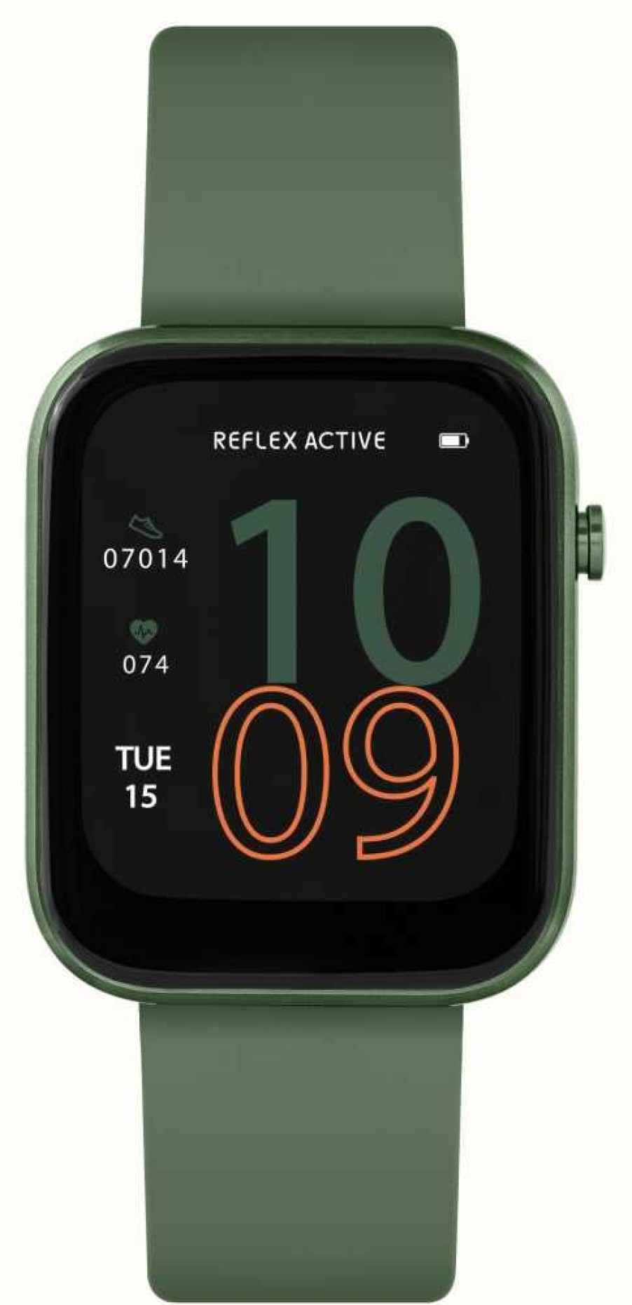 Men'S Reflex Active | Reflex Active Series 12 Multi-Function Smartwatch (38Mm) Digital Dial / Forest Green Silicone