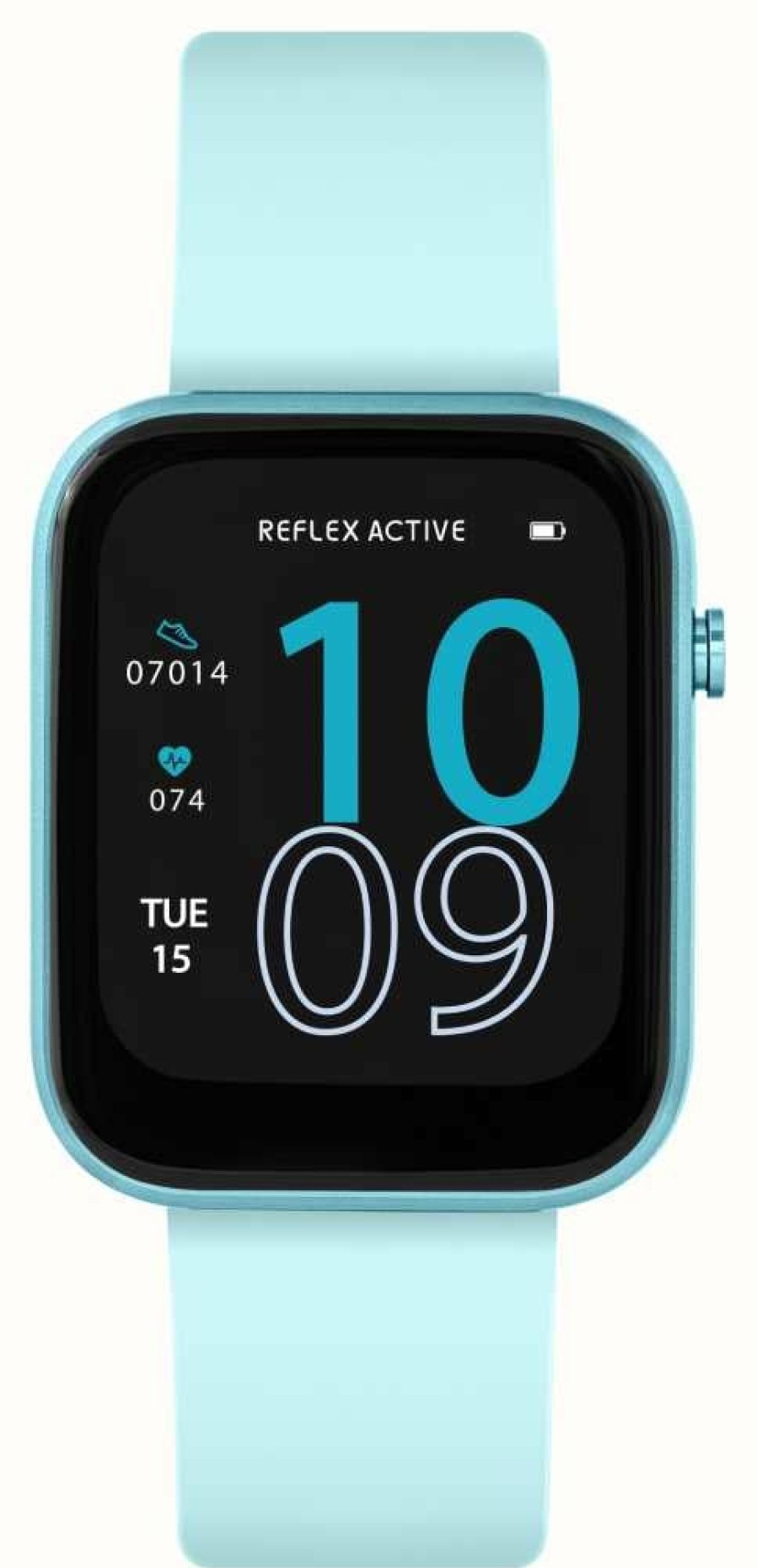 Men'S Reflex Active | Reflex Active Series 12 Multi-Function Smartwatch (38Mm) Digital Dial / Sky Blue Silicone