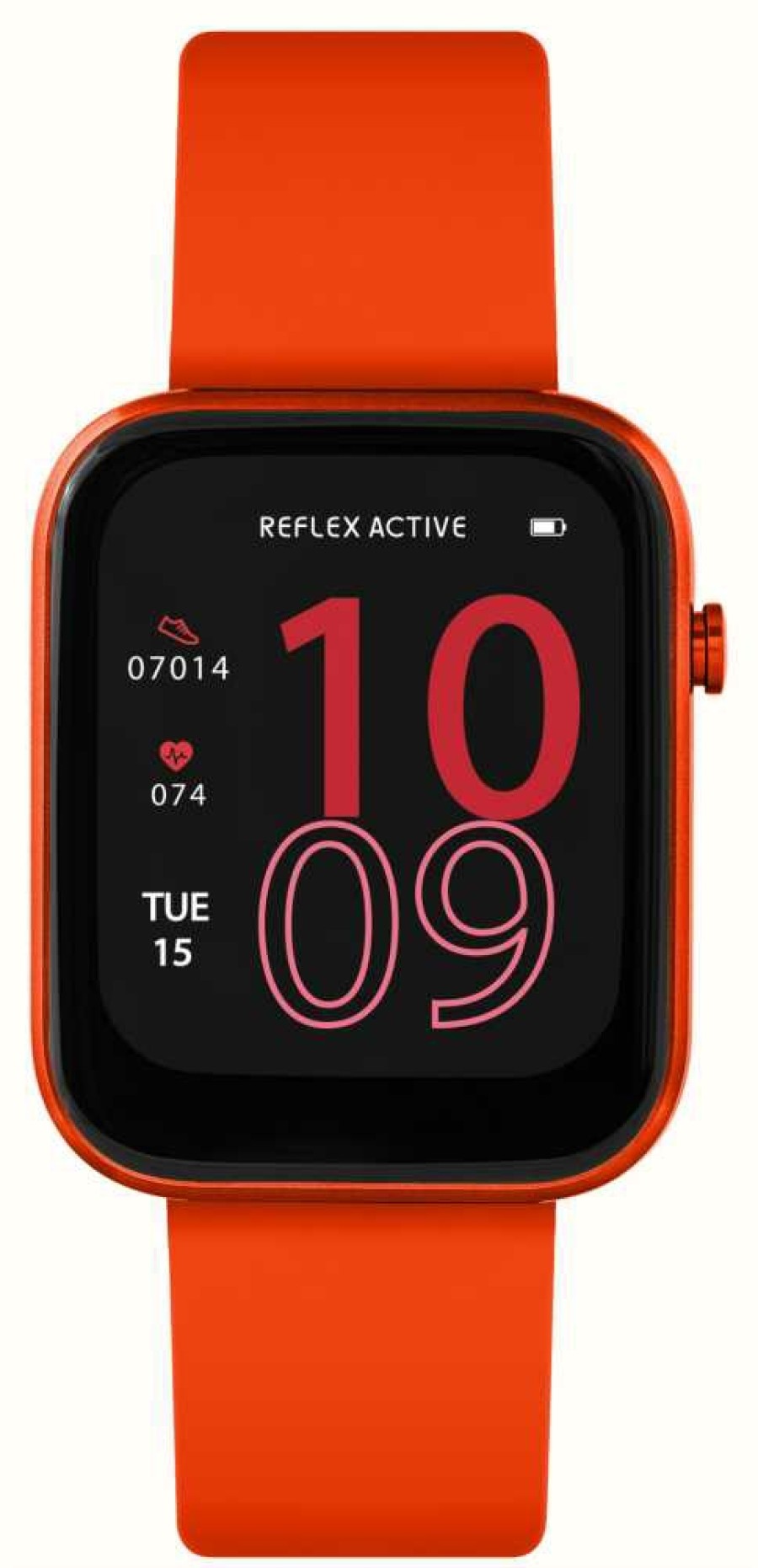 Men'S Reflex Active | Reflex Active Series 12 Multi-Function Smartwatch (38Mm) Digital Dial / Flame Red Silicone