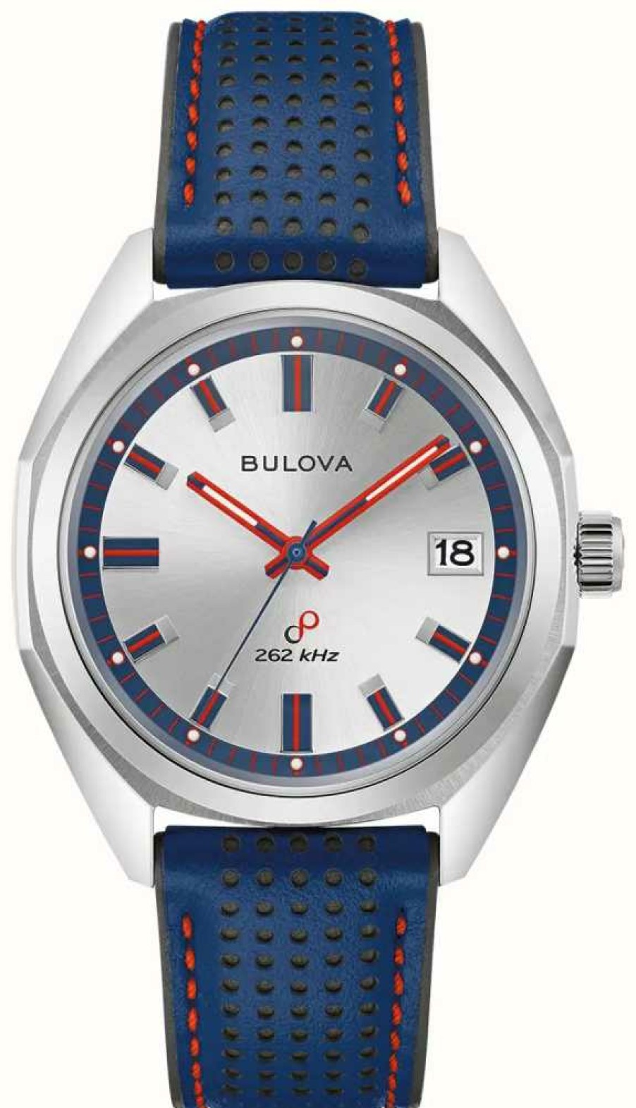 Men'S Bulova | Bulova Jet Star Limited Edition (40Mm) Silver Dial / Stainless Steel Set