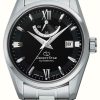 Men'S Orient Star | Orient Star Contemporary Date Mechanical (38.5Mm) Black Dial / Stainless Steel