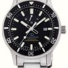 Men'S Orient Star | Orient Star Iso Diver Mechanical (43.5Mm) Black Dial / Stainless Steel