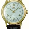 Men'S Orient | Orient Bambino Mechanical (40.5Mm) White Dial / Brown Leather