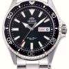 Men'S Orient | Orient Mako Iii Mechanical (42Mm) Black Dial / Stainless Steel