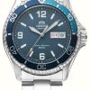 Men'S Orient | Orient Mako 2023 Mechanical (42Mm) Blue Dial / Stainless Steel