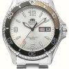 Men'S Orient | Orient Mako 2023 Mechanical (42Mm) White Dial / Stainless Steel