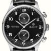 Men'S GANT | Gant Southampton 100M (43.5Mm) Black Dial / Black Leather