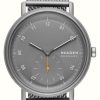 Men'S Skagen | Skagen Kuppel (44Mm) Grey Dial / Grey Steel Mesh Bracelet