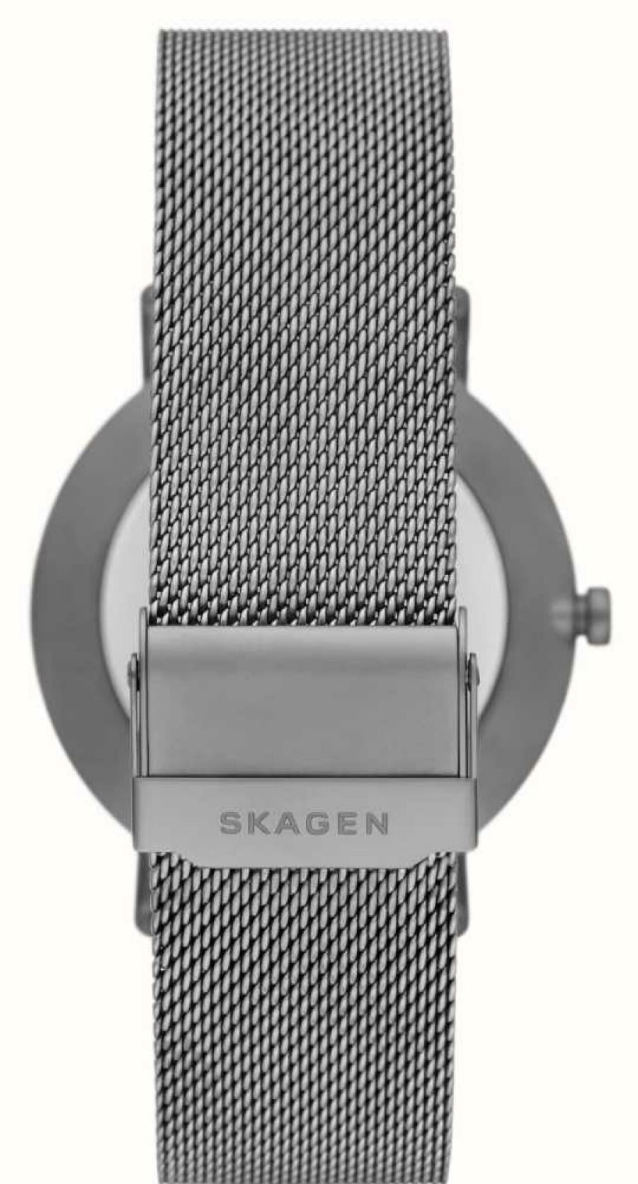 Men'S Skagen | Skagen Kuppel (44Mm) Grey Dial / Grey Steel Mesh Bracelet