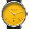 Men'S STERNGLAS | Sternglas Naos Automatic Edition Yellow (38Mm) Yellow Dial / Black Nylon Strap