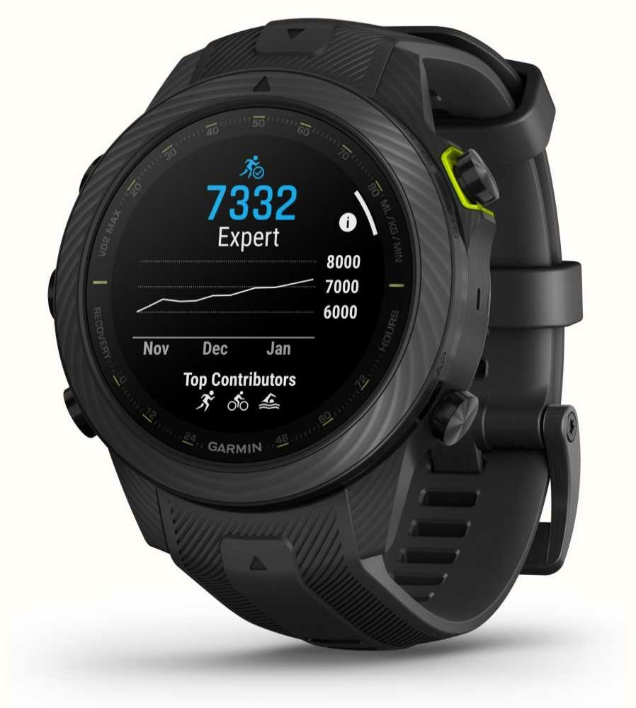 Men'S Garmin | Garmin Marq Athlete (Gen 2) Carbon Edition - Premium Tool Watch