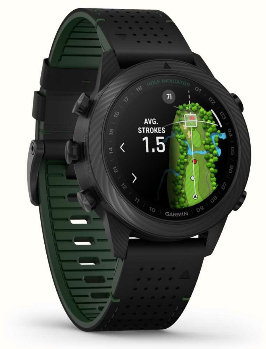 Men'S Garmin | Garmin Marq Golfer (Gen 2) Carbon Edition - Premium Tool Watch