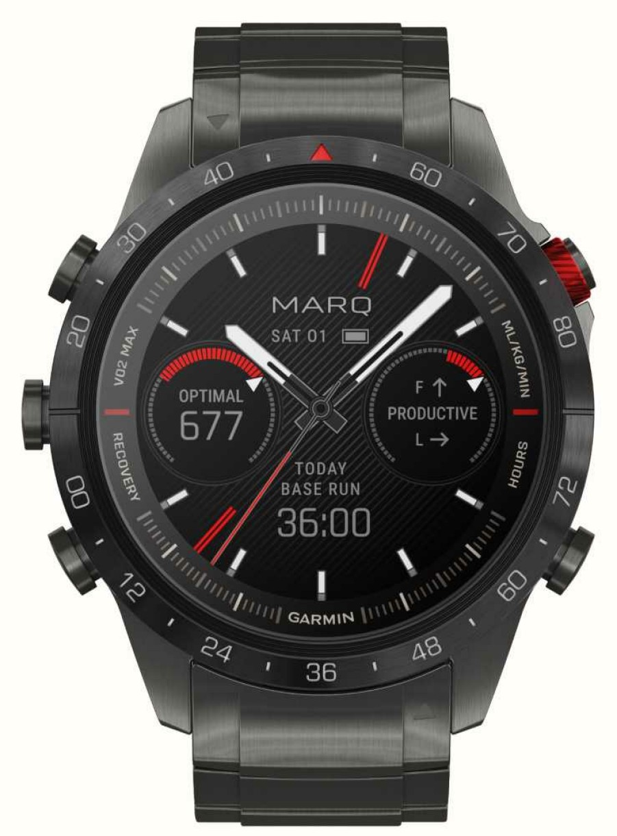 Men'S Garmin | Garmin Marq Athlete (Gen 2) Performance Edition - Premium Tool Watch