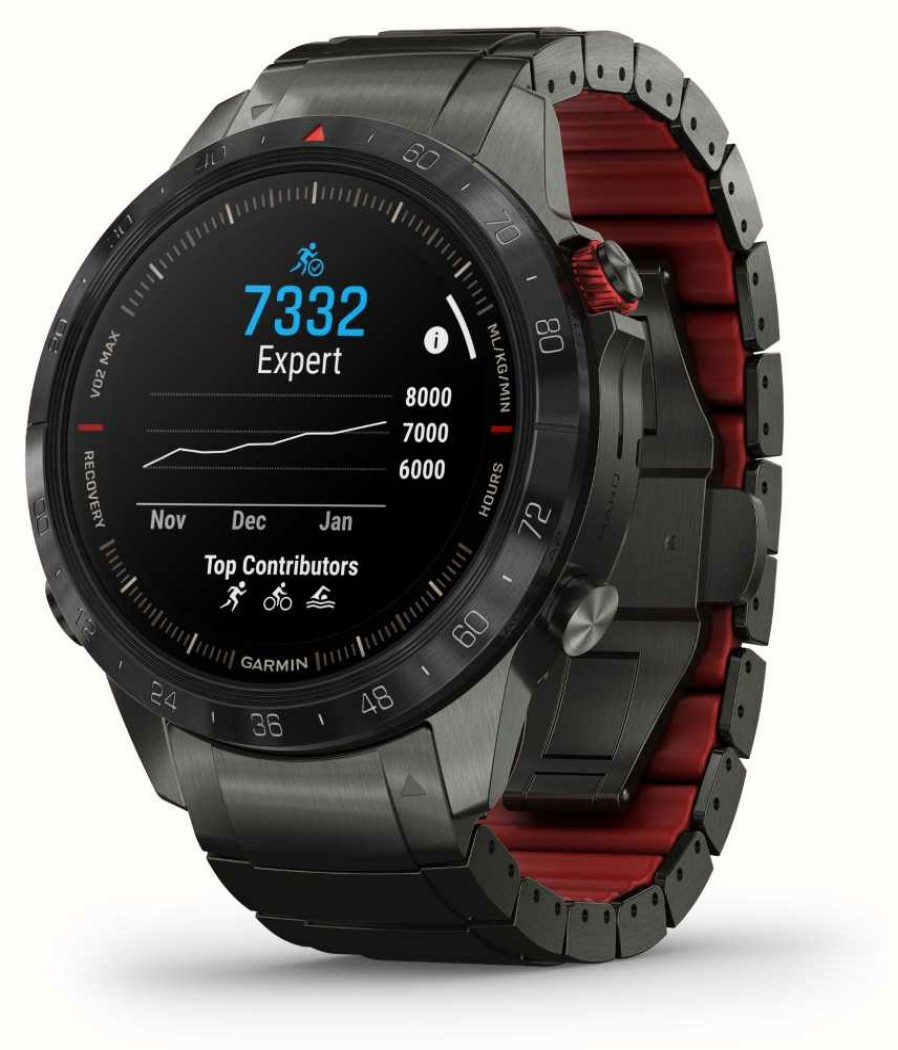 Men'S Garmin | Garmin Marq Athlete (Gen 2) Performance Edition - Premium Tool Watch