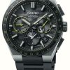 Men'S Seiko | Seiko Astron 'Cyber Yellow' Gps Solar 5X Dual-Time Limited Edition