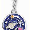 Jewelry Thomas Sabo Jewellery | Thomas Sabo Silver Cold Enamel Various Colours Galaxy Charm