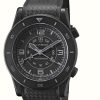 Men'S Elliot Brown | Elliot Brown Beachmaster Blackout (40Mm) Black Dial / Black Rubber Strap