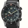 Men'S Elliot Brown | Elliot Brown Beachmaster Nivo (40Mm) Black Dial / Black Rubber Strap