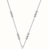 Jewelry ChloBo Jewellery | Chlobo Triple Bobble Chain Sodalite Star Sterling Silver Necklace