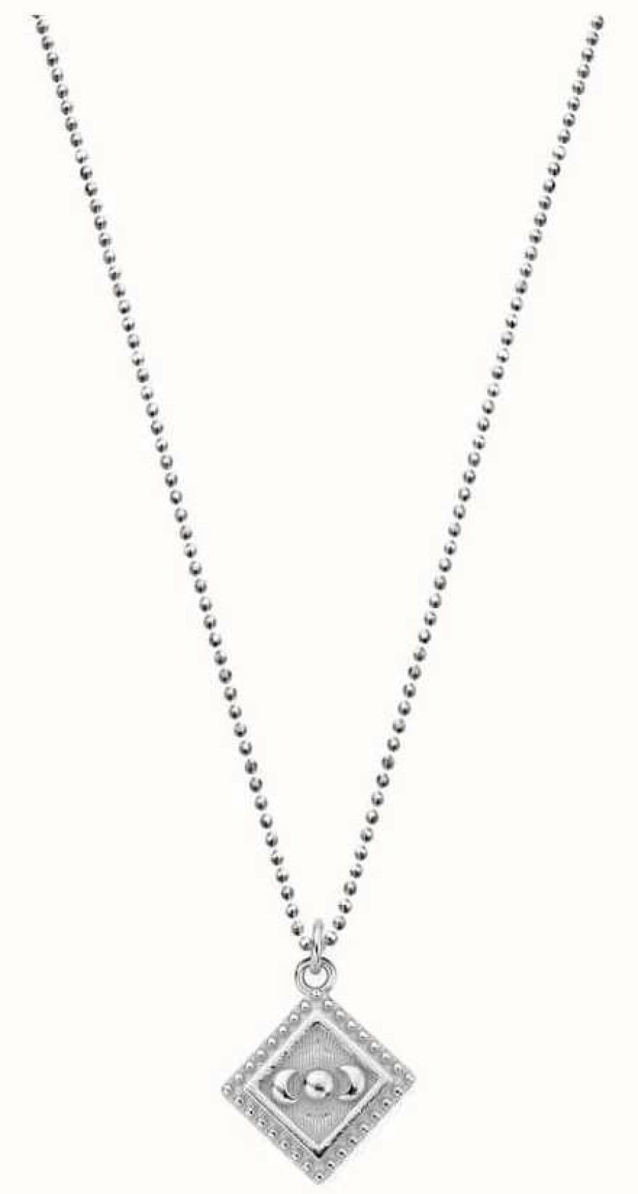 Jewelry ChloBo Jewellery | Chlobo Diamond Cut Chain With Moon Magic Pendant Sterling Silver Necklace