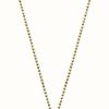 Jewelry ChloBo Jewellery | Chlobo Sterling Silver Gold Plated Diamond Cut Chain With Moon Magic Pendant Necklace