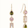 Jewelry Radley Jewellery | Radley Jewellery Tulip Street Rose Gold Plated Crystal Set Drop Earrings