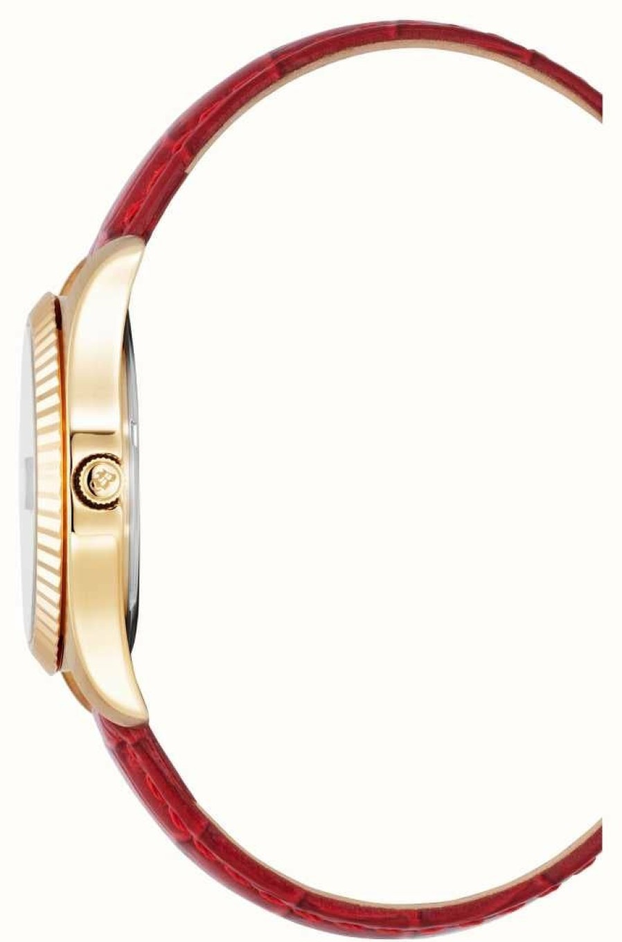 Women'S Jacques Du Manoir | Jacques Du Manoir Inspiration Flower (34Mm) Red Dial / Red Leather Strap