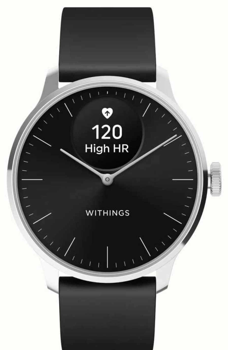 Women'S Withings | Withings Scanwatch Light - Hybrid Smartwatch (37Mm) Black Dial / Black Premium Sport Band