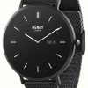 Men'S Henry London | Henry London Smart Amoled (43Mm) Brushed Black Case / Black Mesh