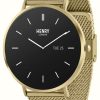 Men'S Henry London | Henry London Smart Amoled (43Mm) Pale Hamilton-Gold Case / Pale Hamilton-Gold Mesh