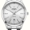 Men'S Rotary | Rotary Oxford Contemporary Quartz (40Mm) Silver Dial / Stainless Steel