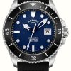 Men'S Rotary | Rotary Seamatic Automatic 300M (42Mm) Blue Dial / Black Silicone