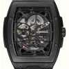 Men'S Ingersoll | Ingersoll The Challenger Automatic (42Mm) Black Skeleton Dial / Black Pu Alcantara Strap