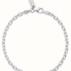 Jewelry ChloBo Jewellery | Chlobo Man Sterling Silver Anchor Chain Bracelet