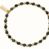 Jewelry ChloBo Jewellery | Chlobo Man Gold Plated Kambaba Jasper Ball Bracelet