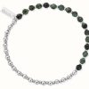 Jewelry ChloBo Jewellery | Chlobo Man Sterling Silver Kambaba Jasper Half And Half Bracelet