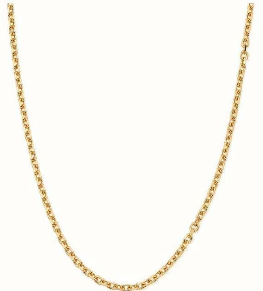 Jewelry ChloBo Jewellery | Chlobo Man Gold Anchor Chain Necklace