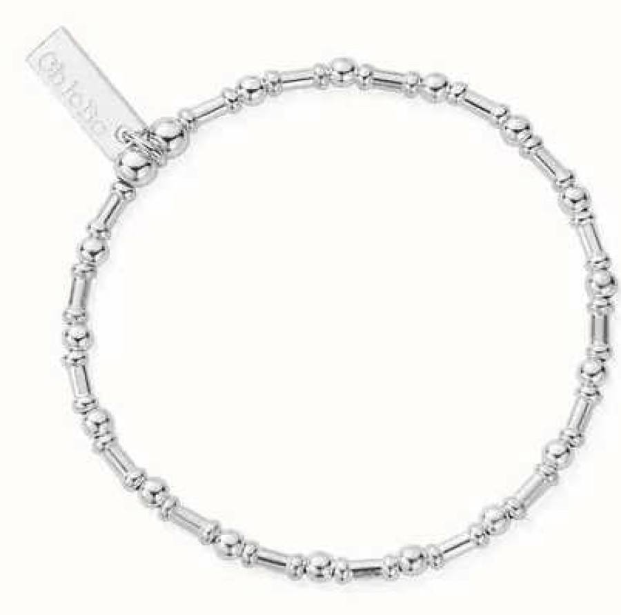 Jewelry ChloBo Jewellery | Chlobo Sterling Silver Junior Rhythm Of Water Bracelet