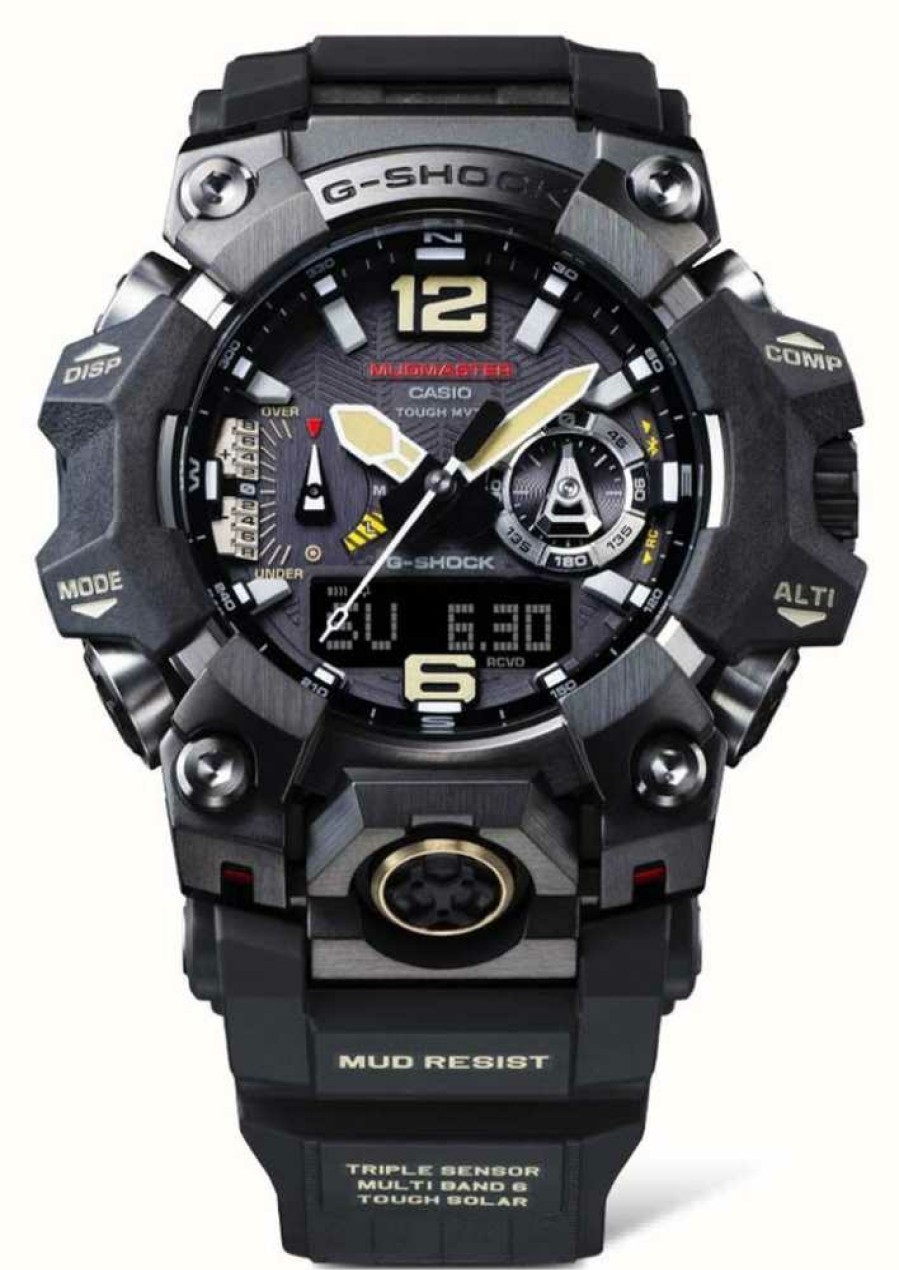 Men'S Casio | Casio G-Shock Master Of G Mudmaster B1000 Black