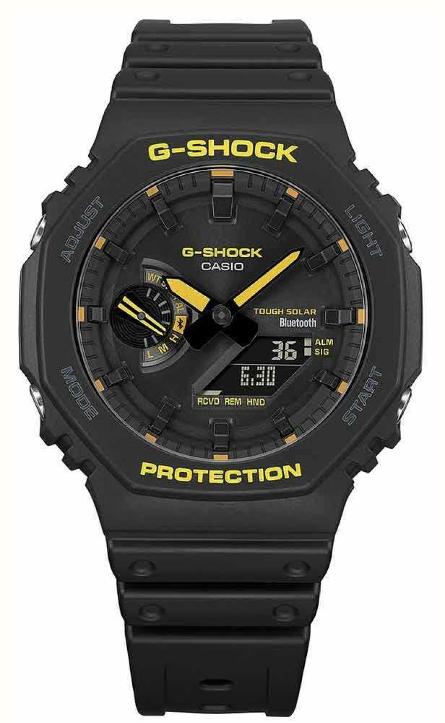 Men'S Casio | Casio G-Shock 'Caution Yellow' Tough Solar B2100 Series