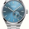 Women'S Bering | Bering Charity Automatic (35Mm) Arctic Blue Sunray Dial / Stainless Steel