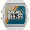 Jewelry Adidas | Adidas Digital Two (36Mm) Multi-Coloured Digital Dial / Stainless Steel